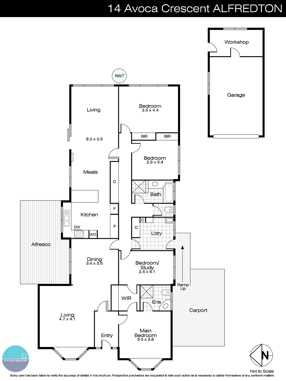 14 Avoca Crescent, Alfredton VIC 3350 - Floorplan
