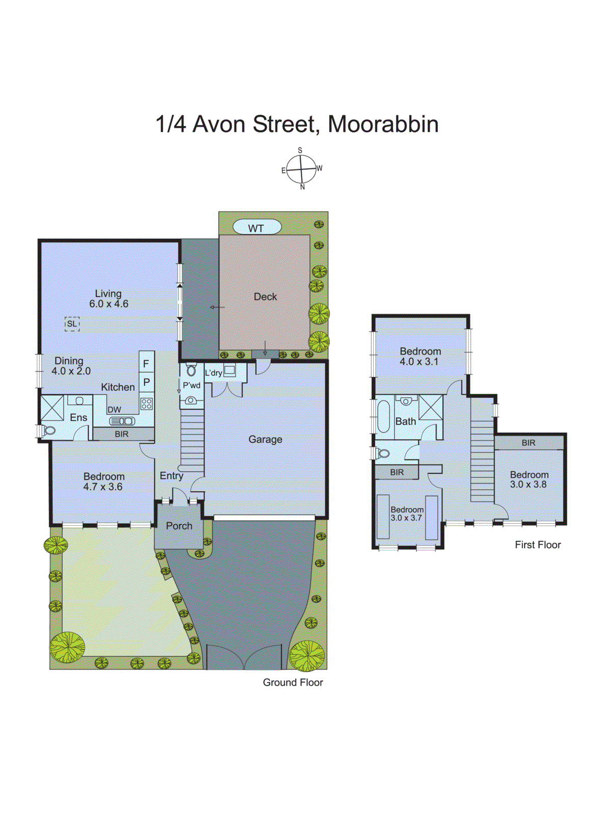 1/4 Avon Street, Moorabbin VIC 3189 - Floorplan
