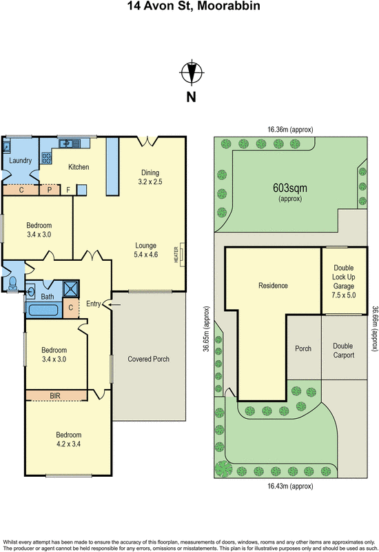 14 Avon Street, Moorabbin VIC 3189 - Floorplan