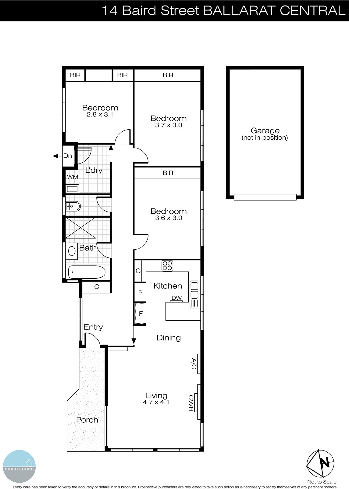 14 Baird Street, Ballarat Central VIC 3350 - Floorplan