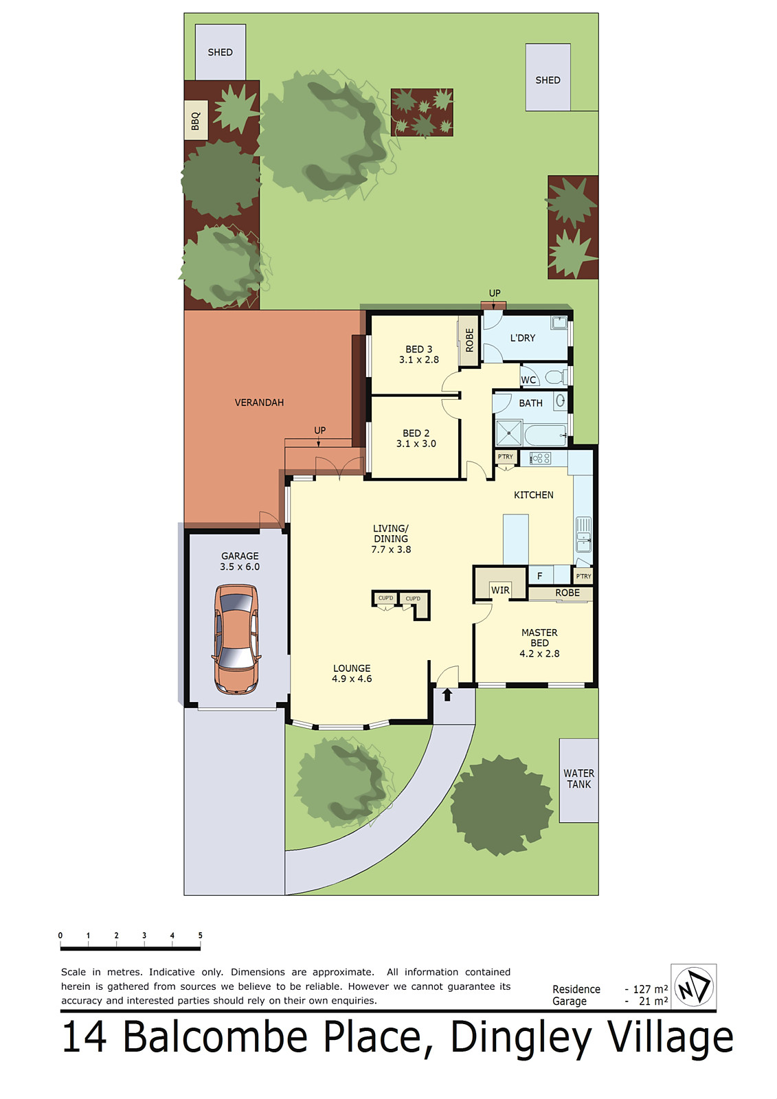14 Balcombe Place, Dingley Village VIC 3172 - Floorplan