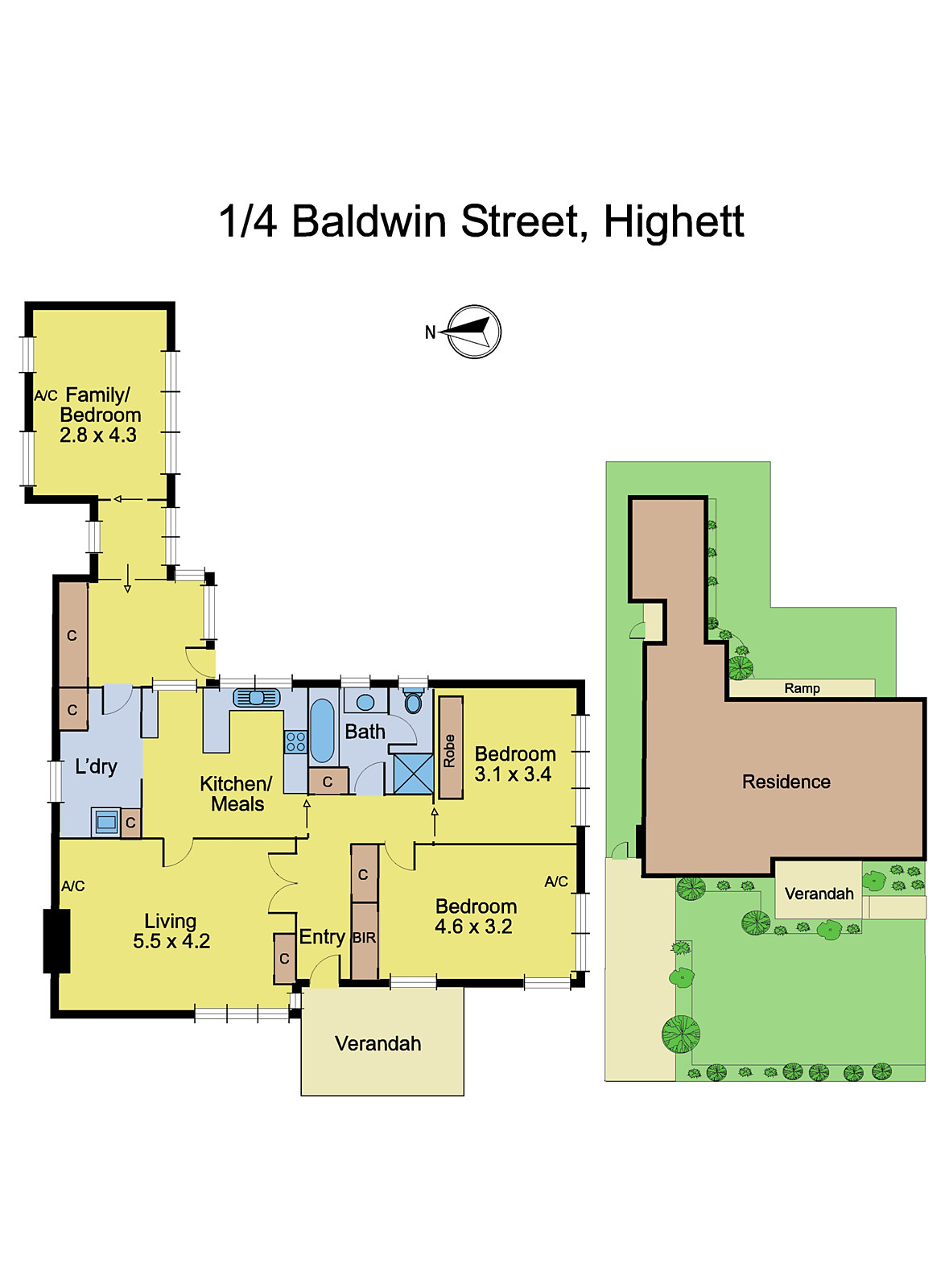 1/4 Baldwin Street, Highett VIC 3190 - Floorplan