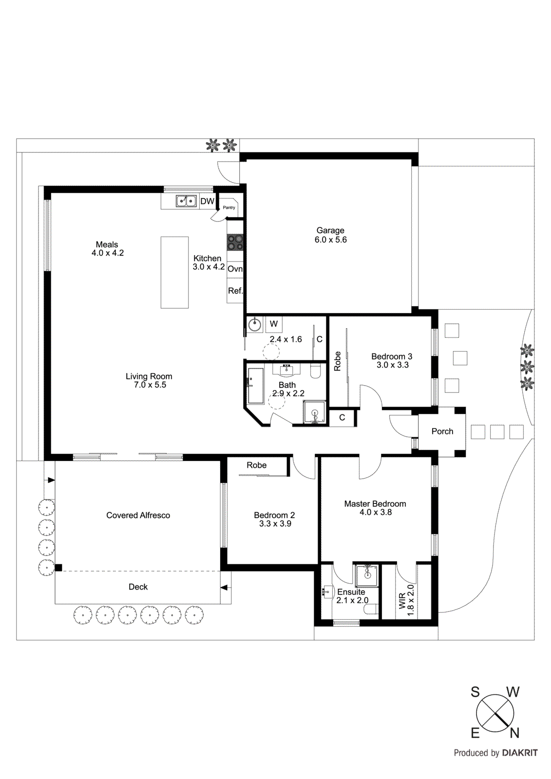 14 Bayside Avenue, Edithvale VIC 3196 - Floorplan