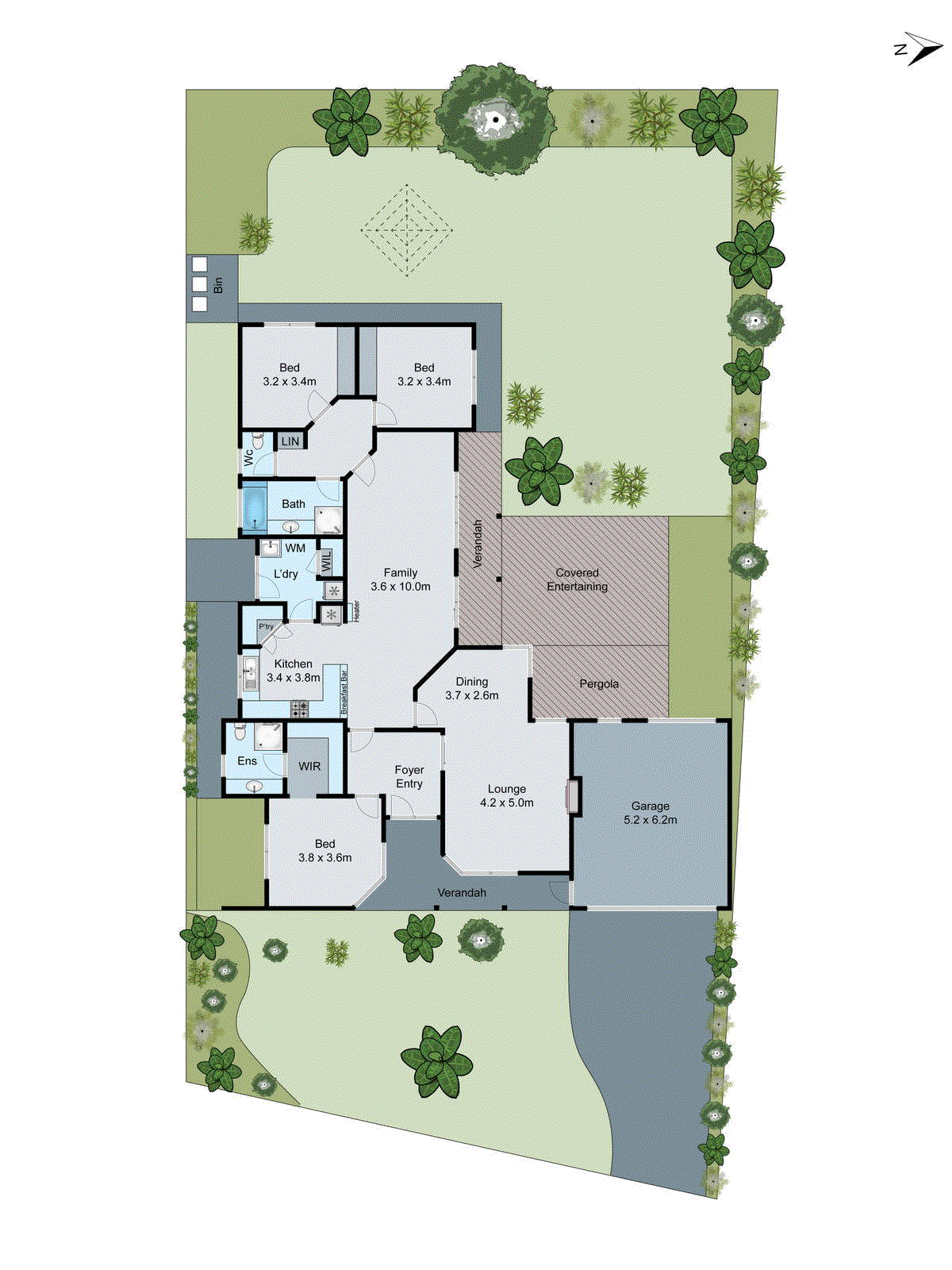 14 Benari Court, Grovedale VIC 3216 - Floorplan