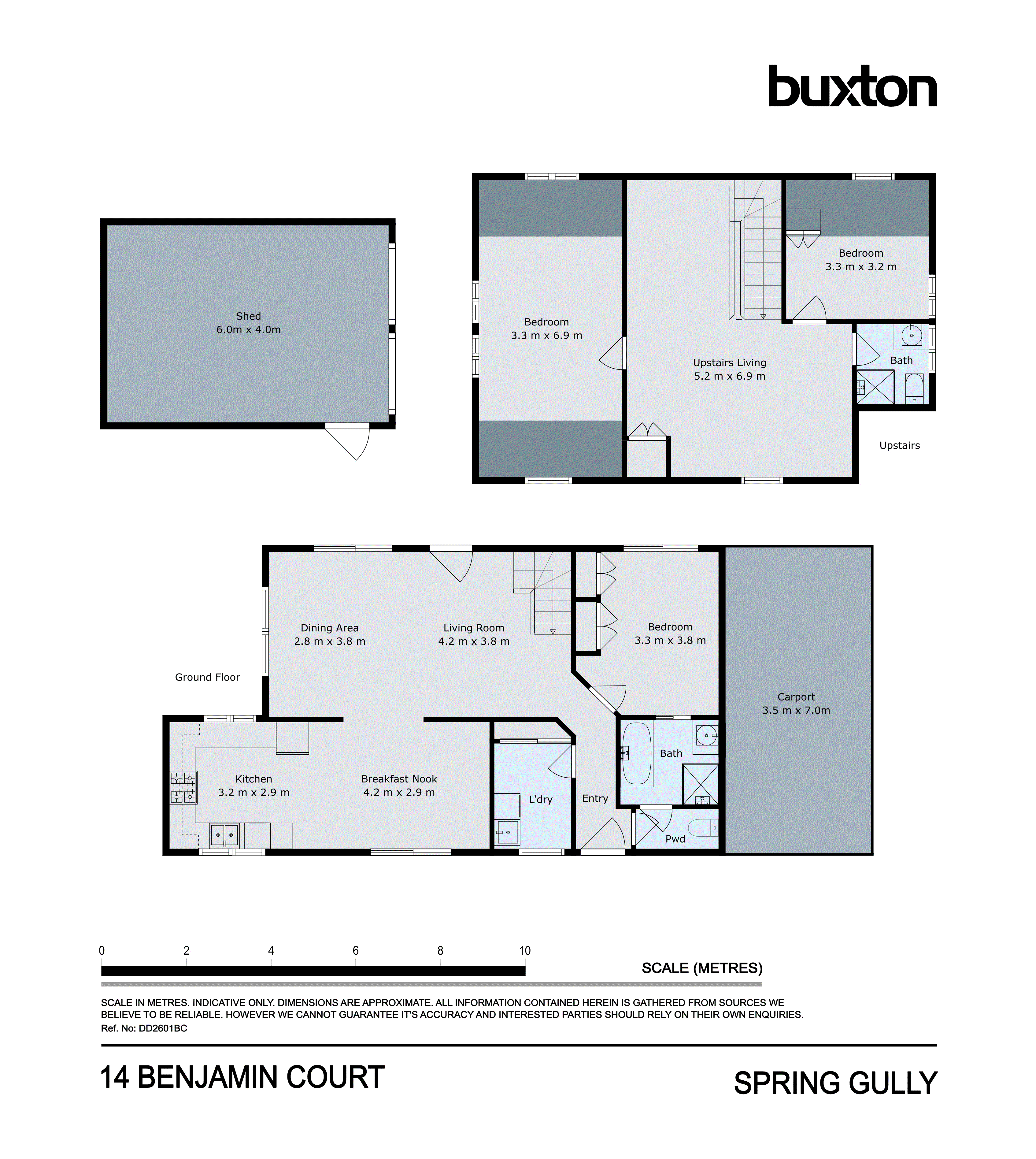 14 Benjamin Court, Spring Gully VIC 3550 - Floorplan