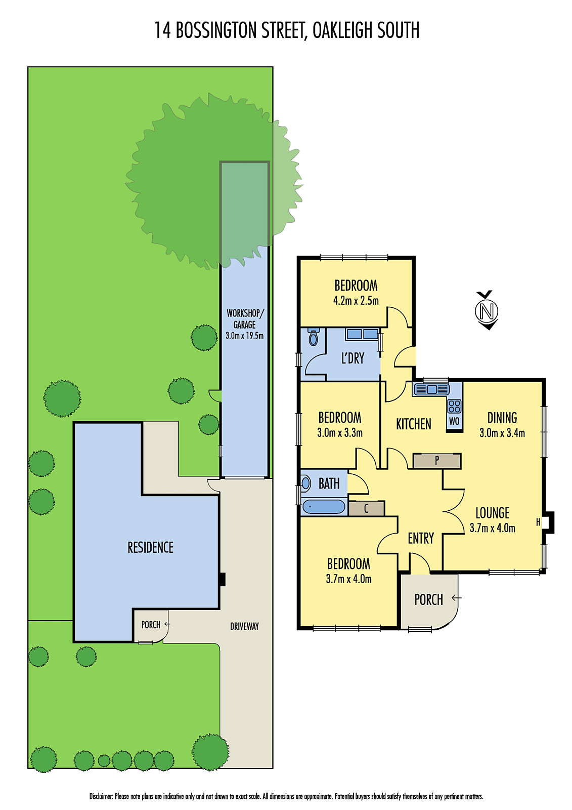 14 Bossington Street, Oakleigh South VIC 3167 - Floorplan