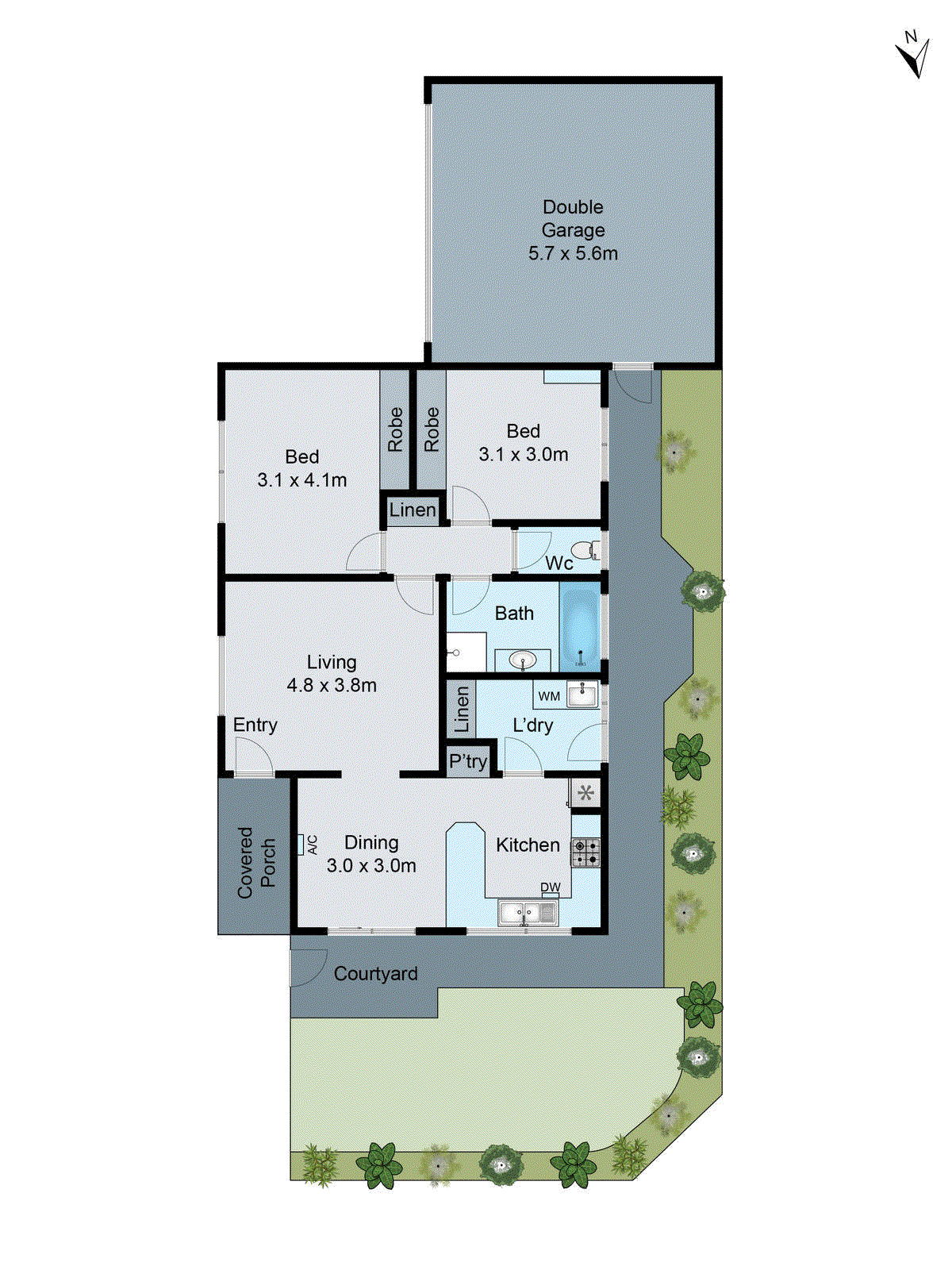 1/4 Burdekin Road, Highton VIC 3216 - Floorplan