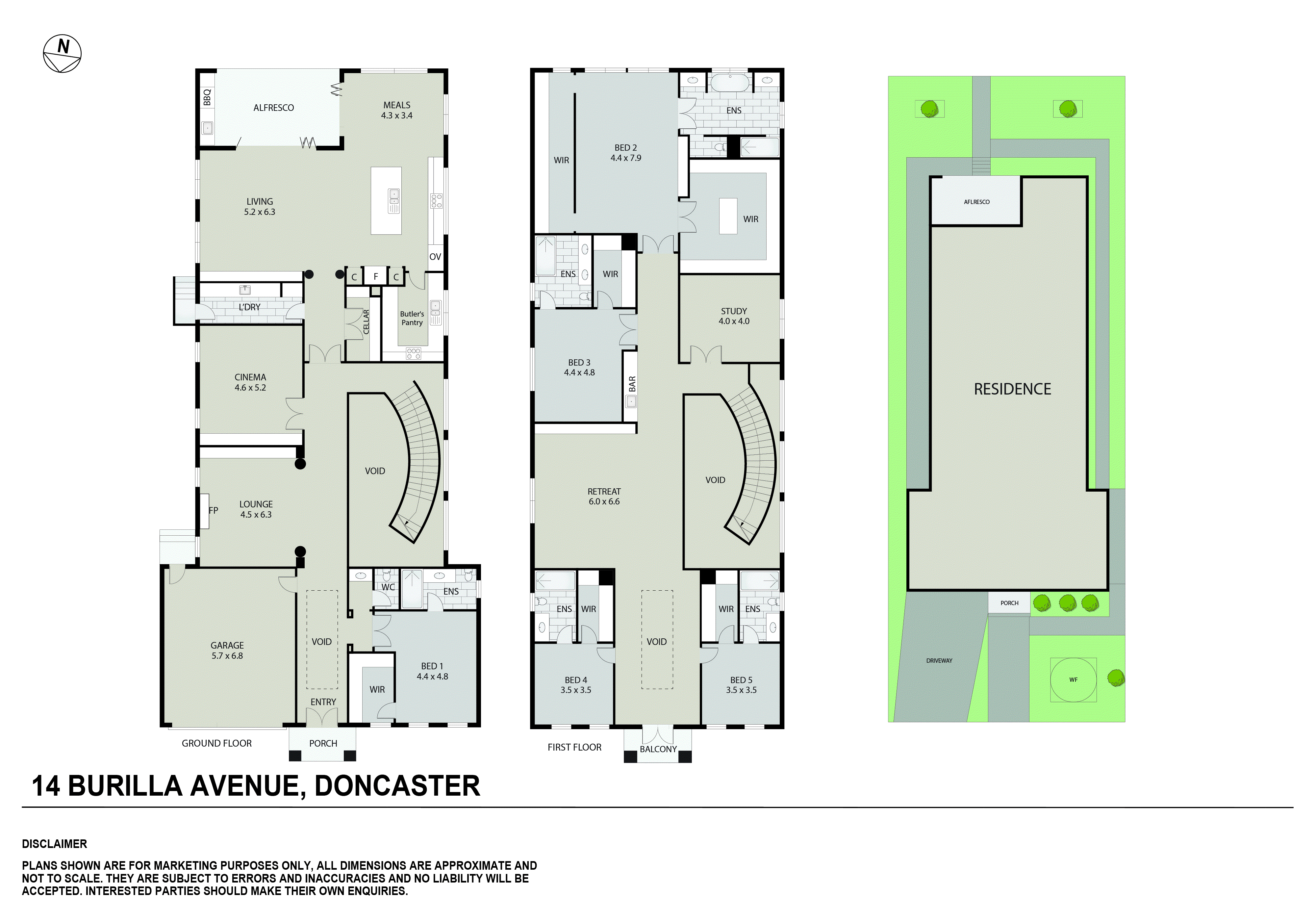 14 Burilla Avenue, Doncaster VIC 3108 - Floorplan