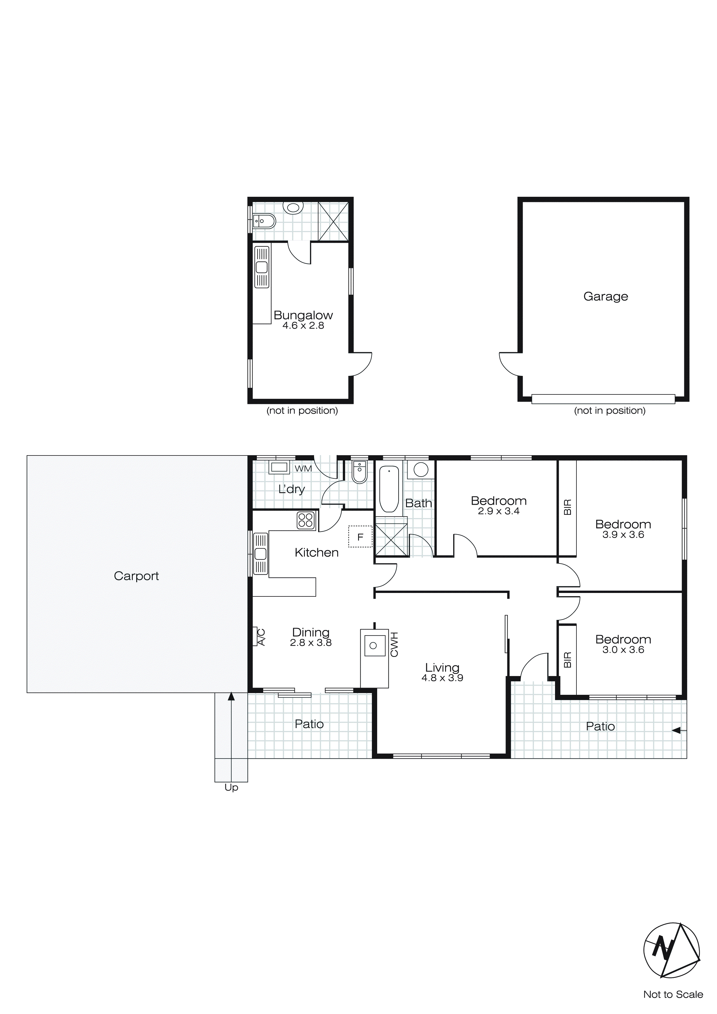 14 Camp Parade, Clunes VIC 3370 - Floorplan