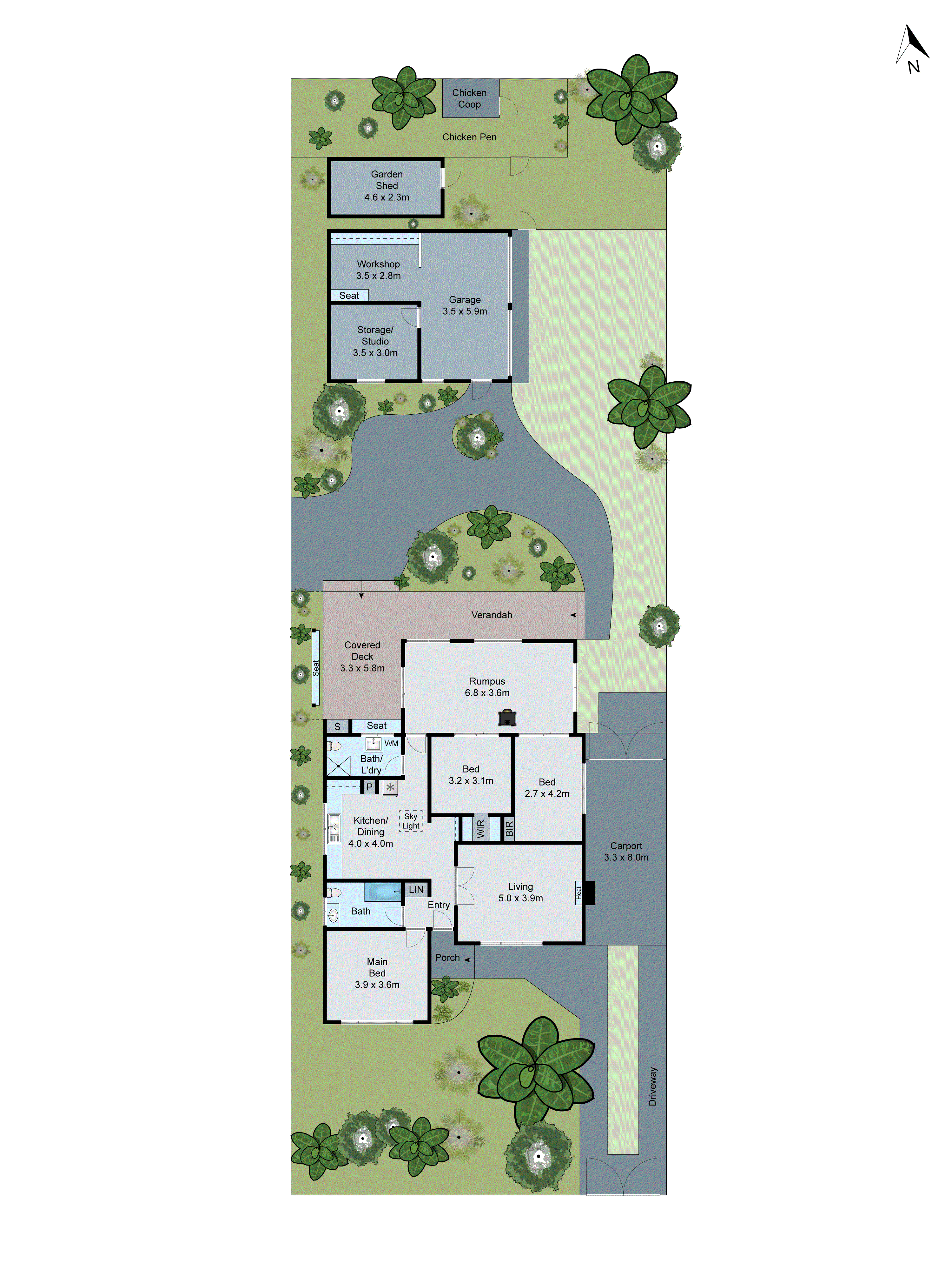 14 Castleton Road, Herne Hill VIC 3218 - Floorplan