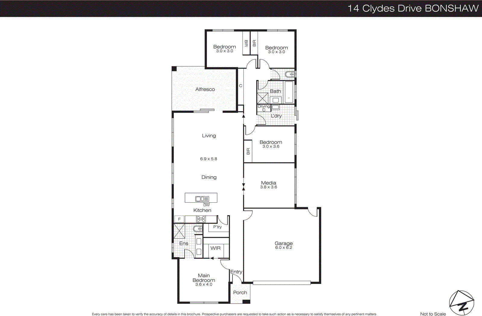 14 Clydesdale Drive, Bonshaw VIC 3352 - Floorplan