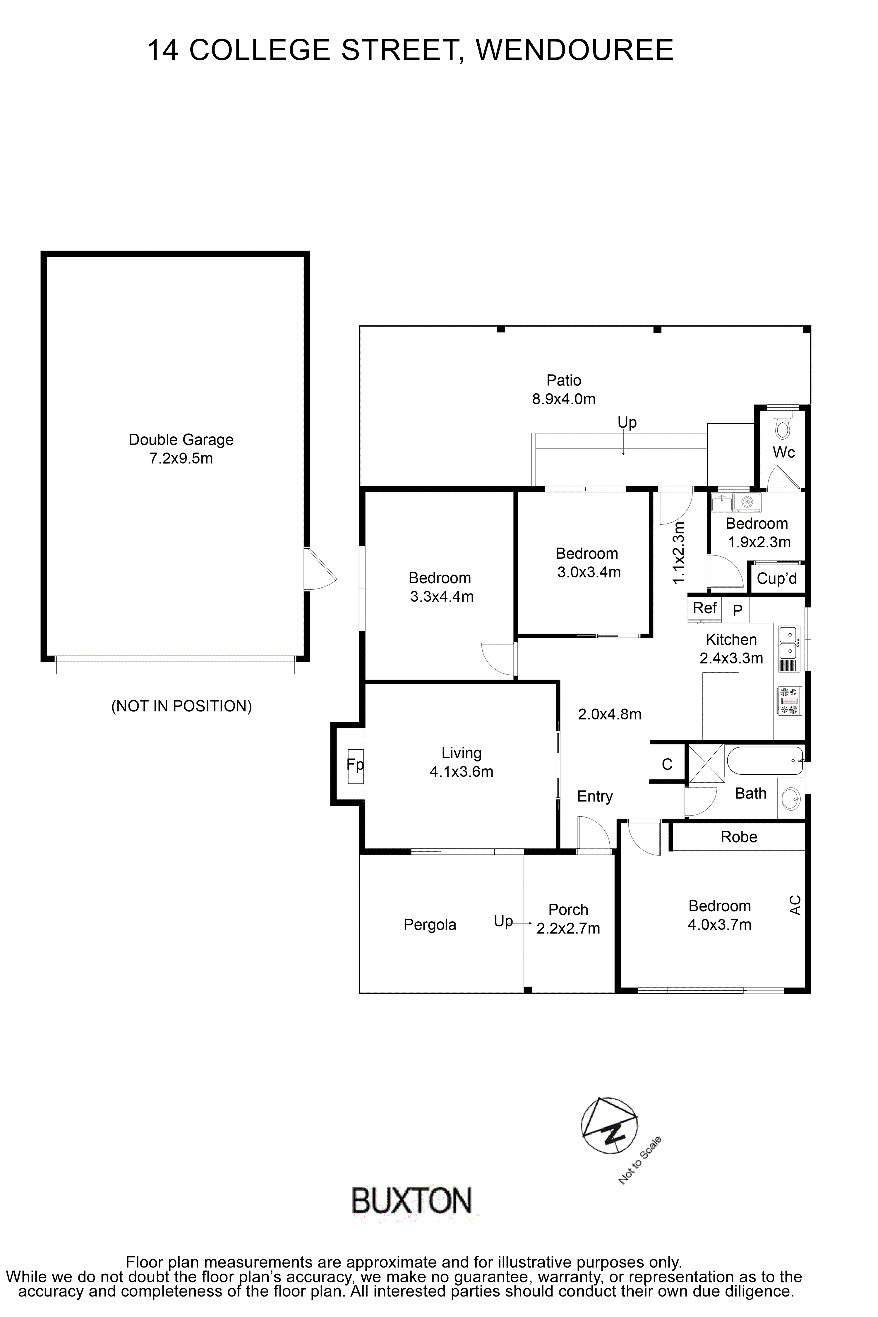 14 College Street, Wendouree VIC 3355 - Floorplan