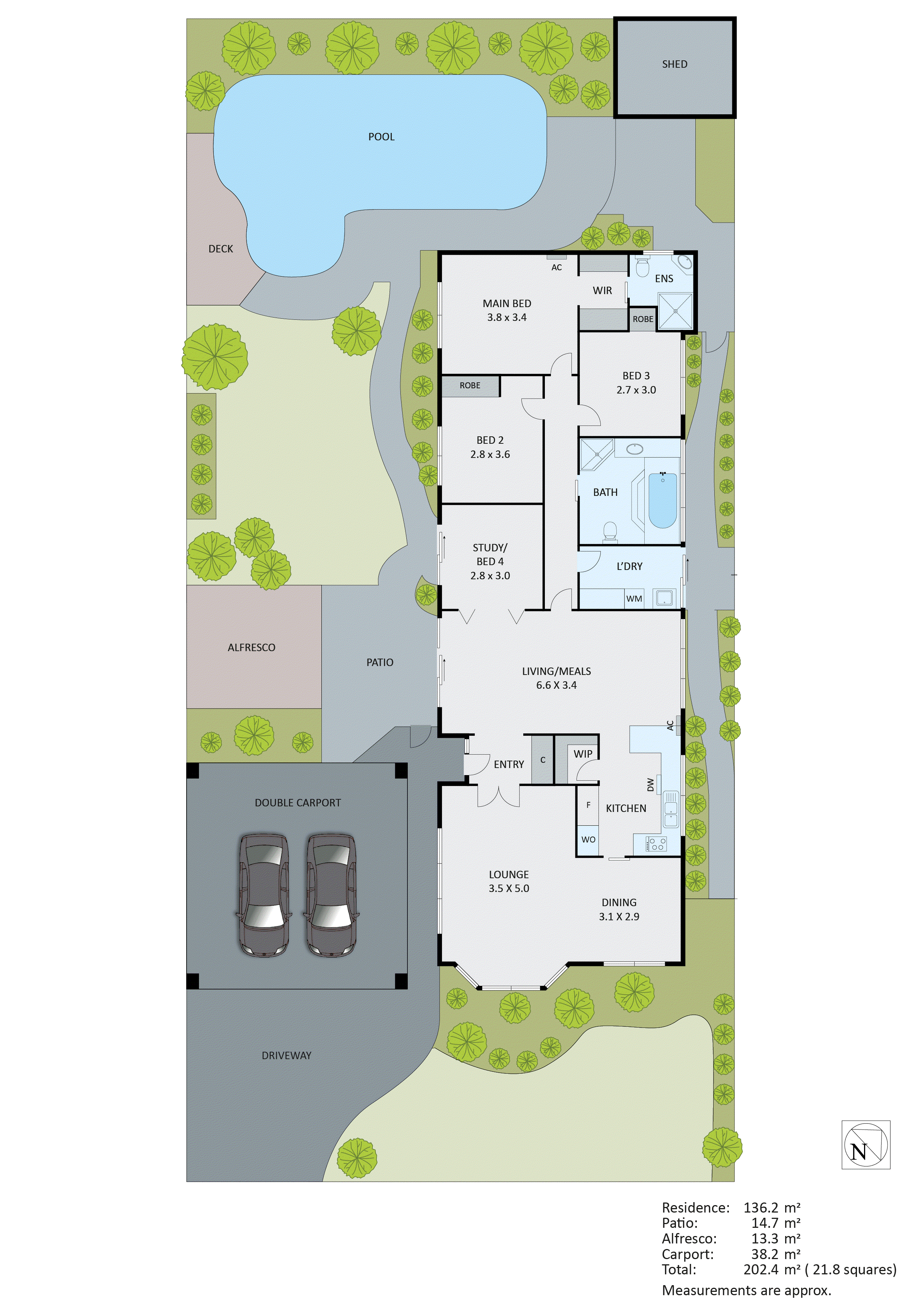 14 Cunningham Close, Aspendale Gardens VIC 3195 - Floorplan