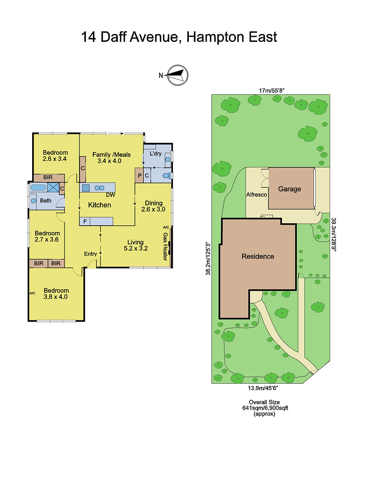 14 Daff Avenue, Hampton East VIC 3188 - Floorplan