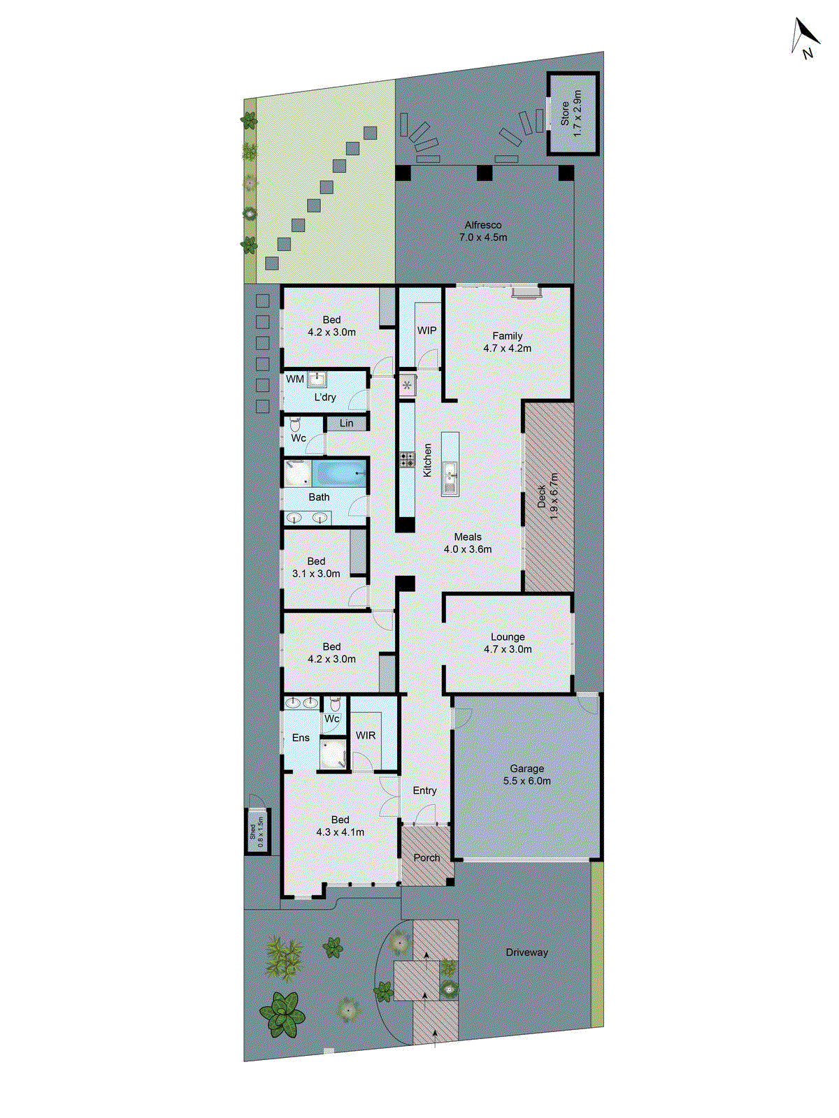 14 Daybreak Avenue, Armstrong Creek VIC 3217 - Floorplan