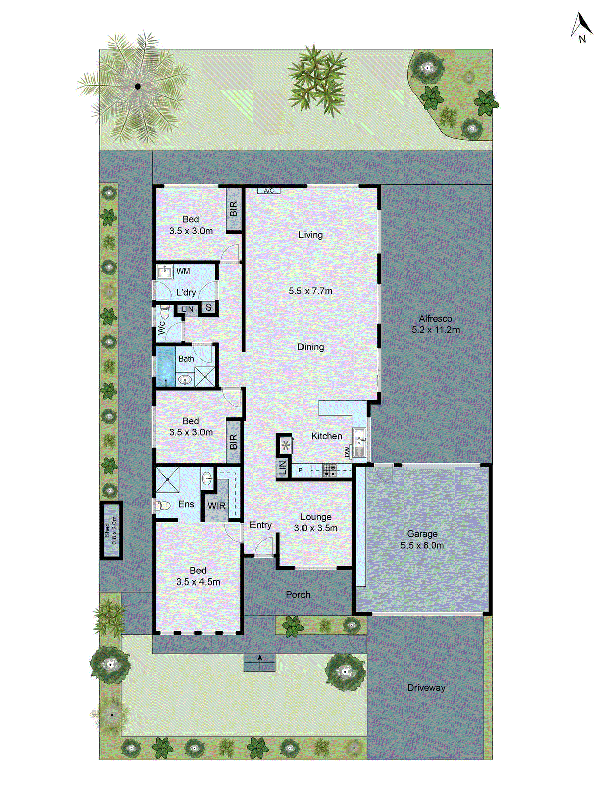 14 Doolin Close, Grovedale VIC 3216 - Floorplan