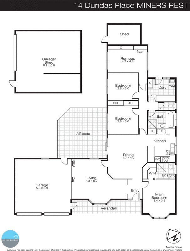 14 Dundas Place, Miners Rest VIC 3352 - Floorplan