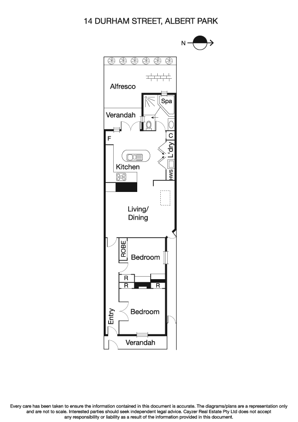 14 Durham Street, ALBERT PARK VIC 3206 - Floorplan