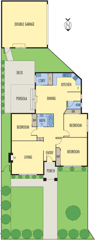 1/4 Eleebana Avenue, Hughesdale VIC 3166 - Floorplan