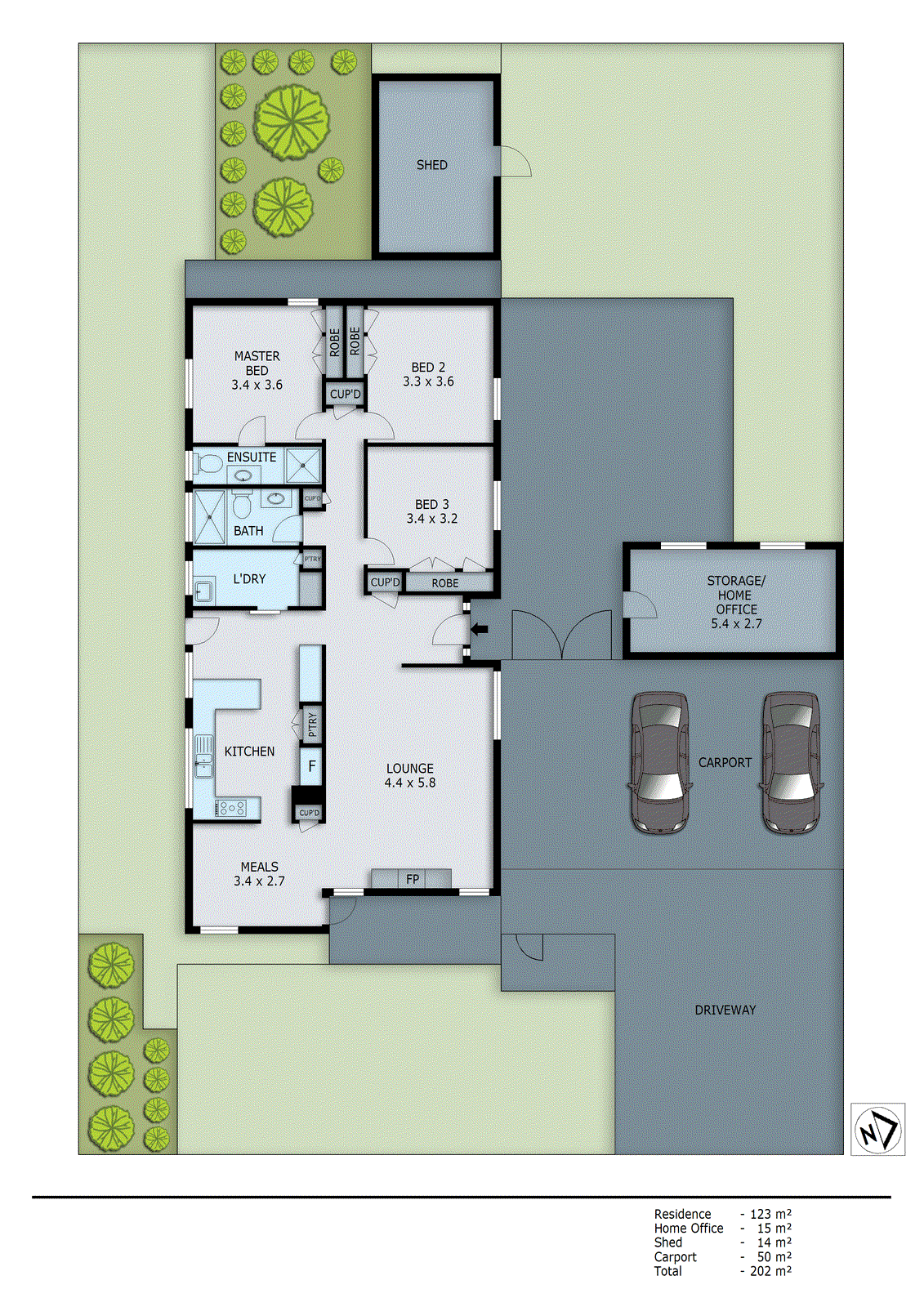 14 Emery Drive, Dingley Village VIC 3172 - Floorplan
