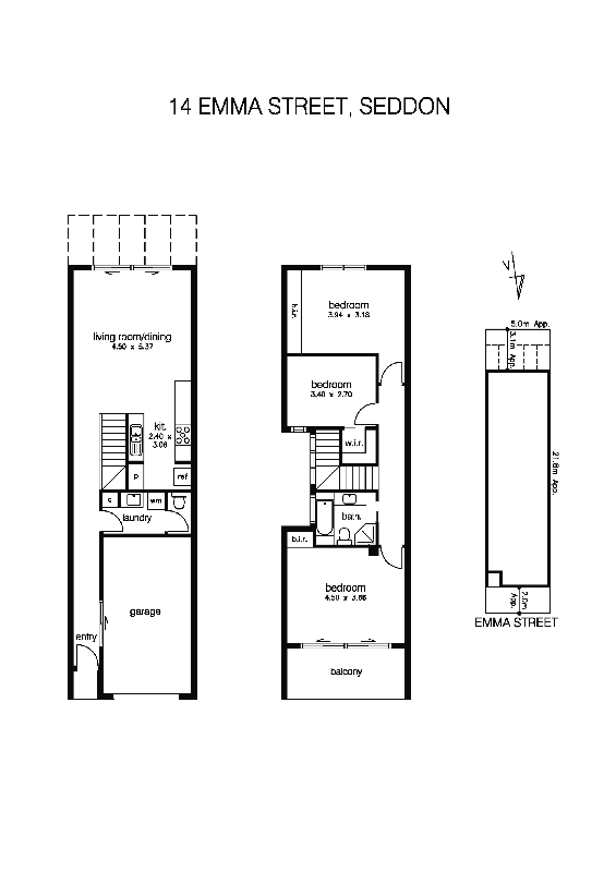 14 Emma Street, SEDDON VIC 3011 - Floorplan