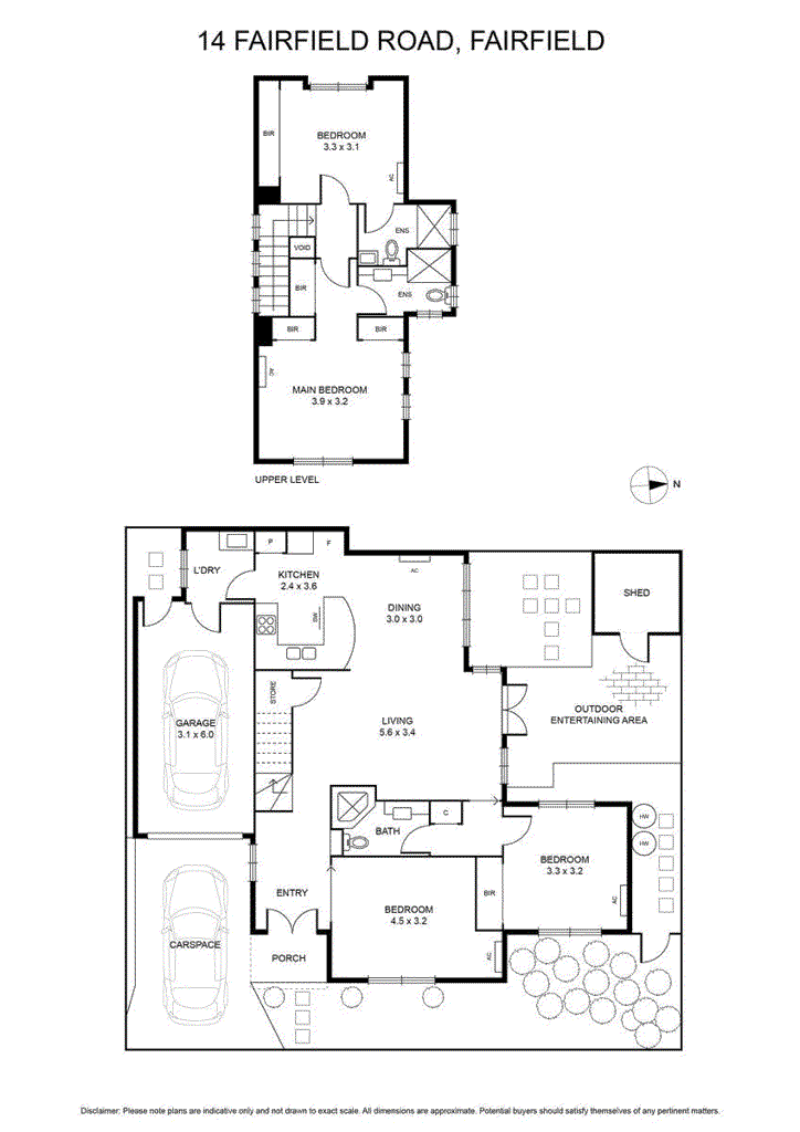 14 Fairfield Road, Fairfield VIC 3078 - Floorplan