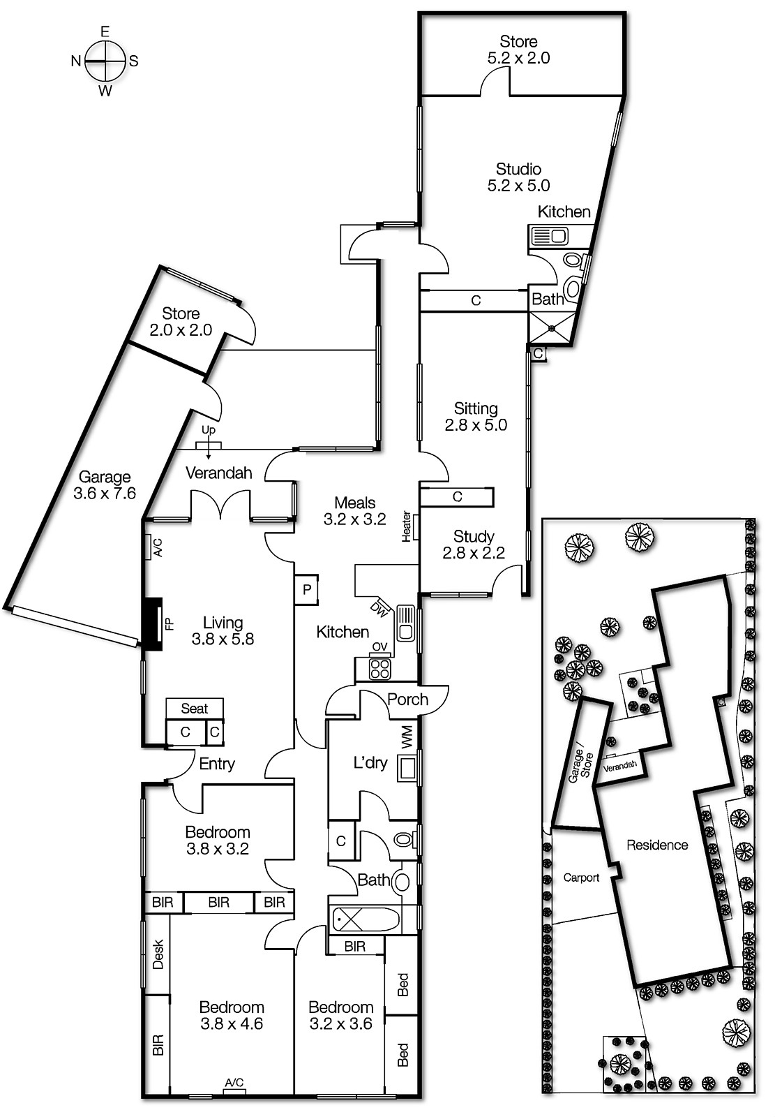 14 Field Street, Hampton VIC 3188 - Floorplan