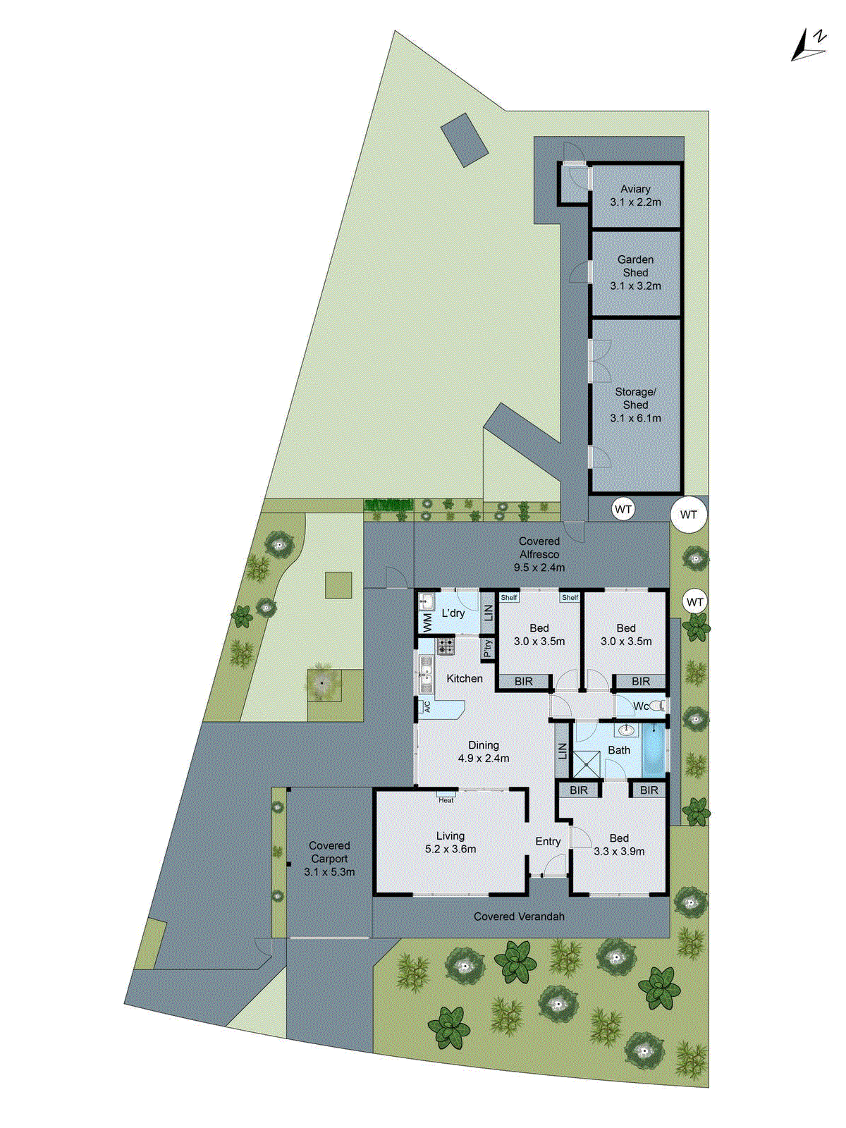 14 Filipi Drive, St Albans Park VIC 3219 - Floorplan