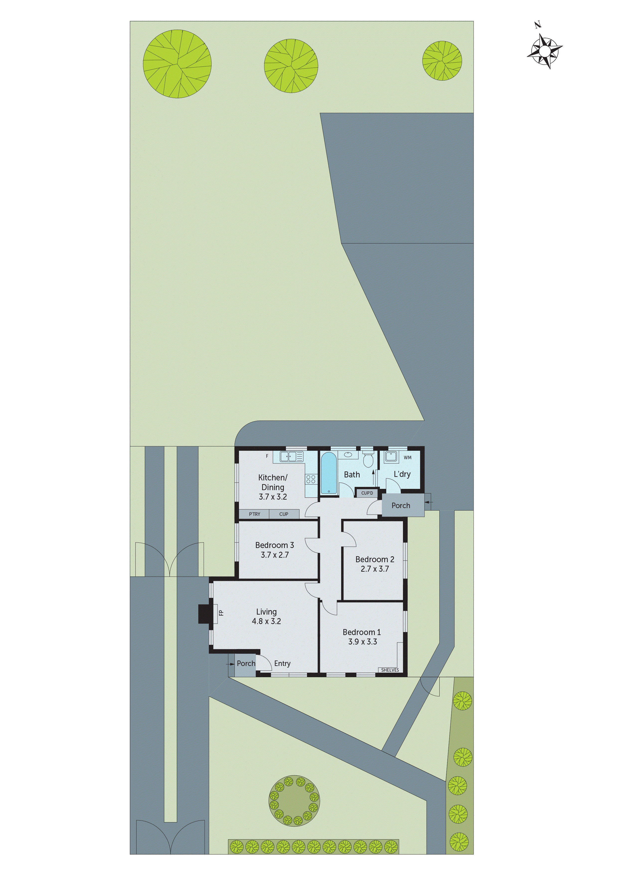 14 Finch Street, Norlane VIC 3214 - Floorplan