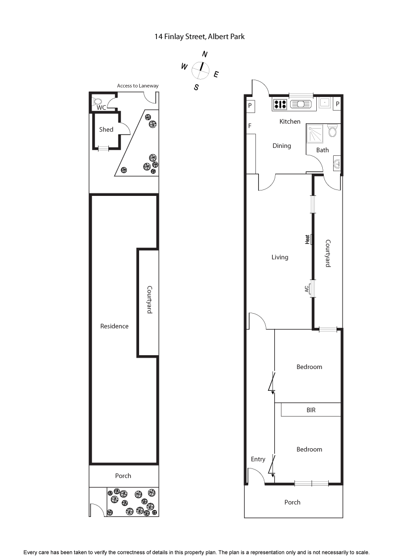 14 Finlay Street, ALBERT PARK VIC 3206 - Floorplan
