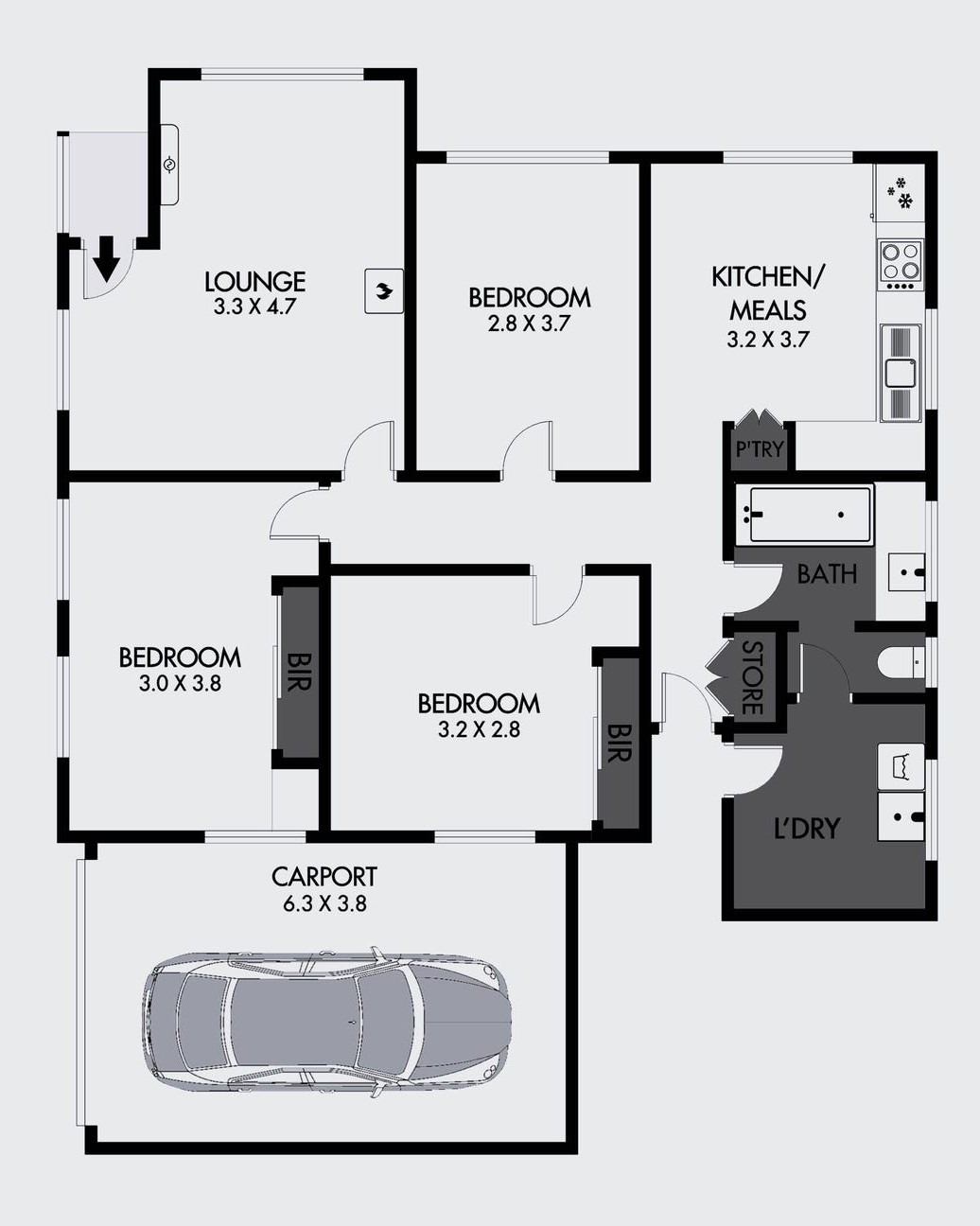 14 Flamingo Court, Norlane VIC 3214 - Floorplan