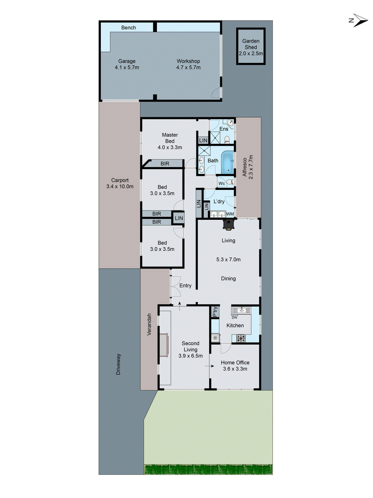 14 Fordview Crescent, Bell Post Hill VIC 3215 - Floorplan