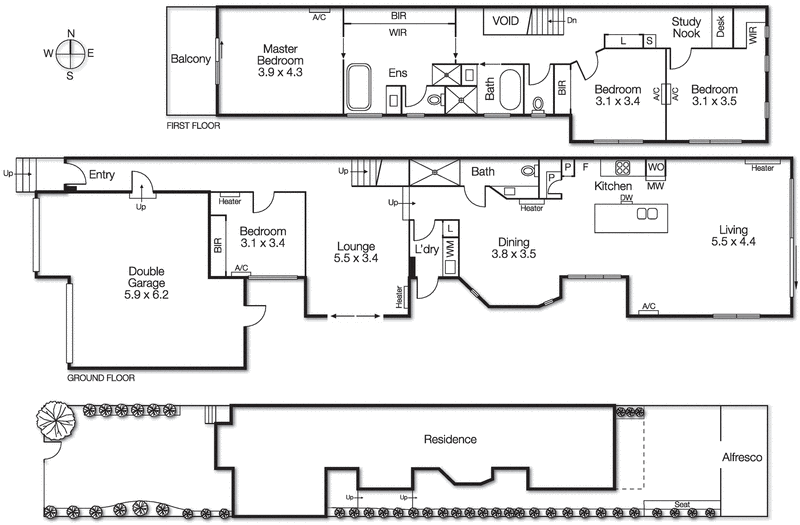 14 Glencairn Avenue, Brighton East VIC 3187 - Floorplan