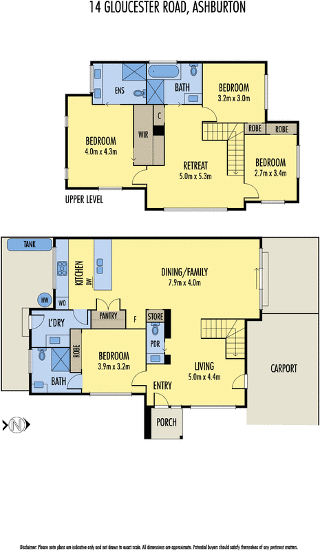 14 Gloucester Road, Ashburton VIC 3147 - Floorplan