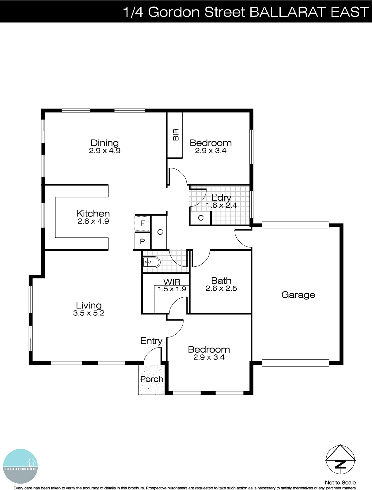 1/4 Gordon Street, Ballarat East VIC 3350 - Floorplan
