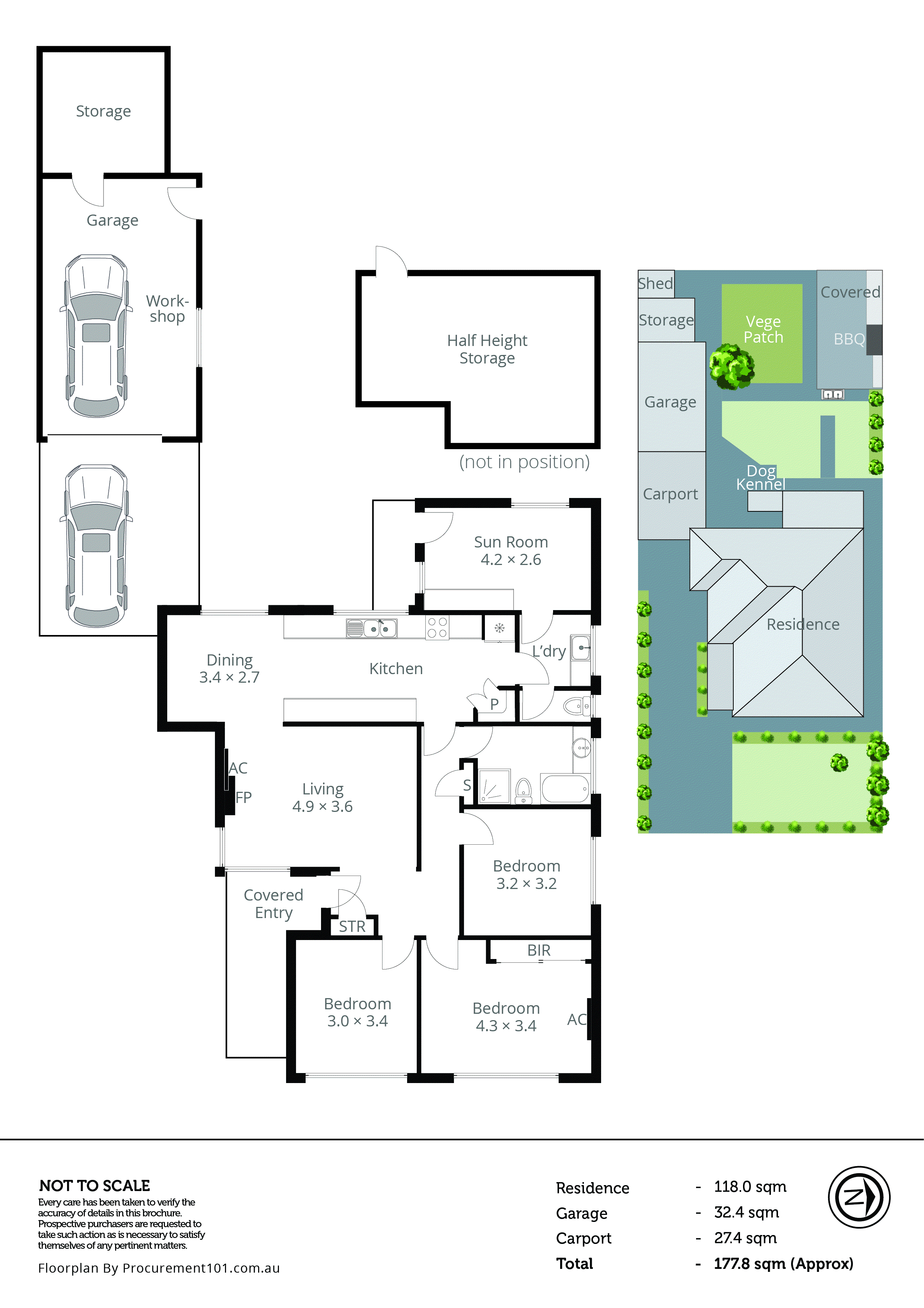 14 Gove Street, Springvale VIC 3171 - Floorplan