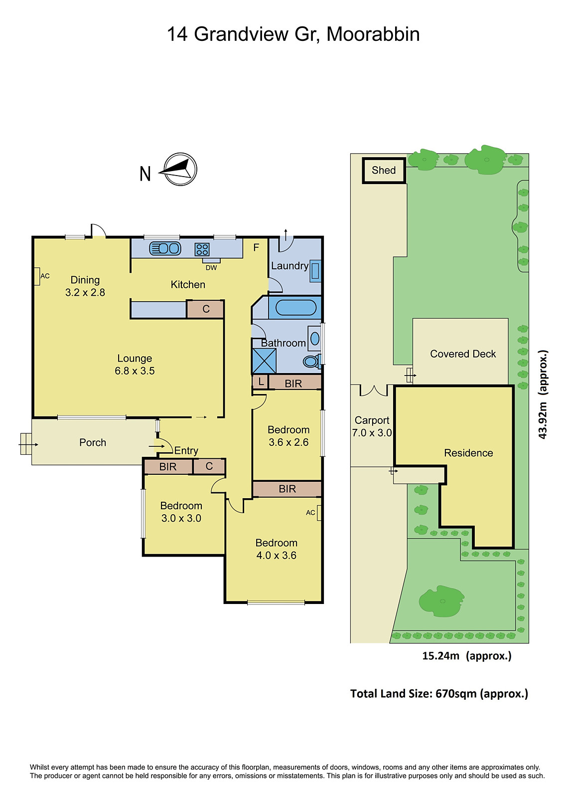 14 Grandview Grove, Moorabbin VIC 3189 - Floorplan