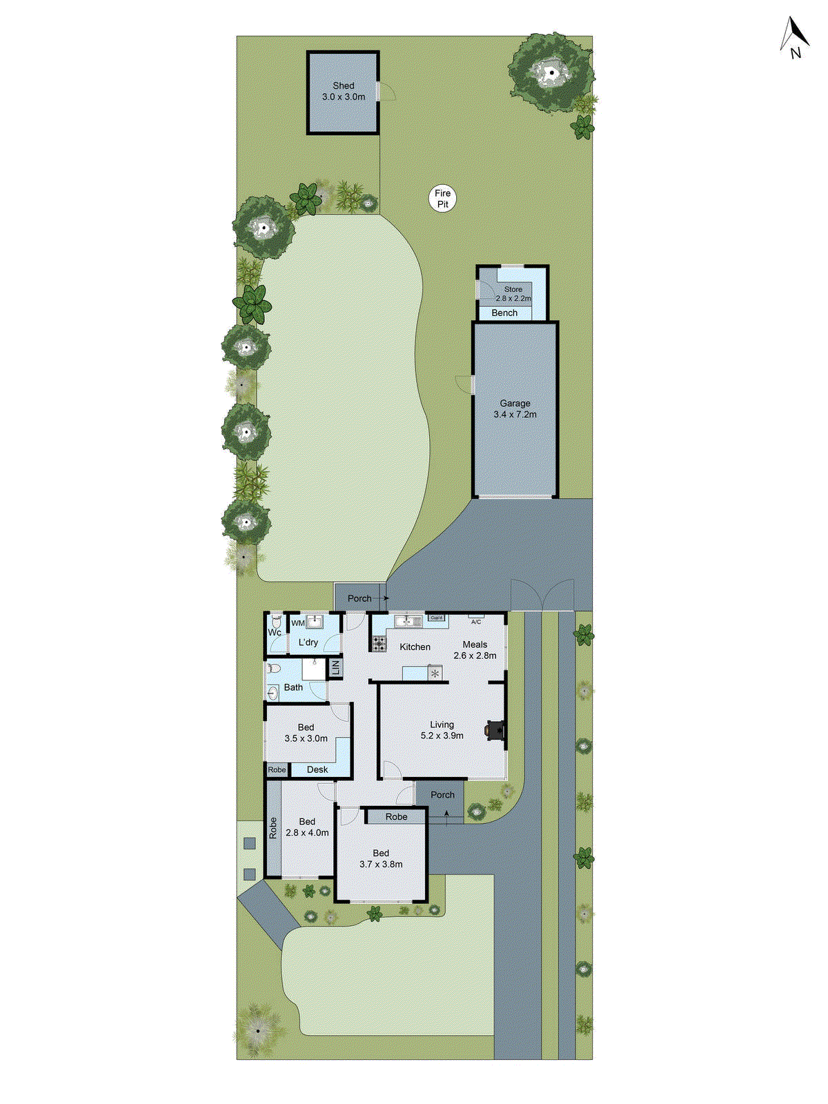 14 Grayling Street, Belmont VIC 3216 - Floorplan