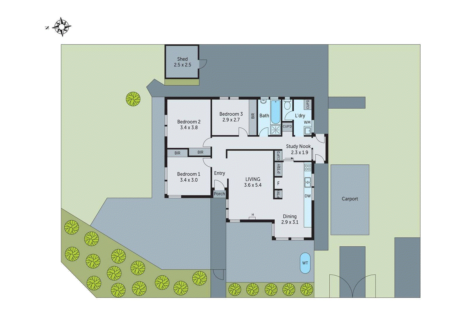 14 Hancock Court, Corio VIC 3214 - Floorplan