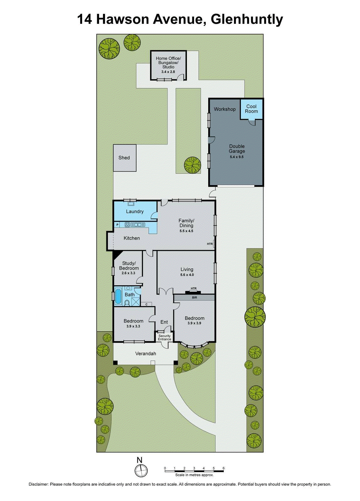 14 Hawson Avenue, Glen Huntly VIC 3163 - Floorplan