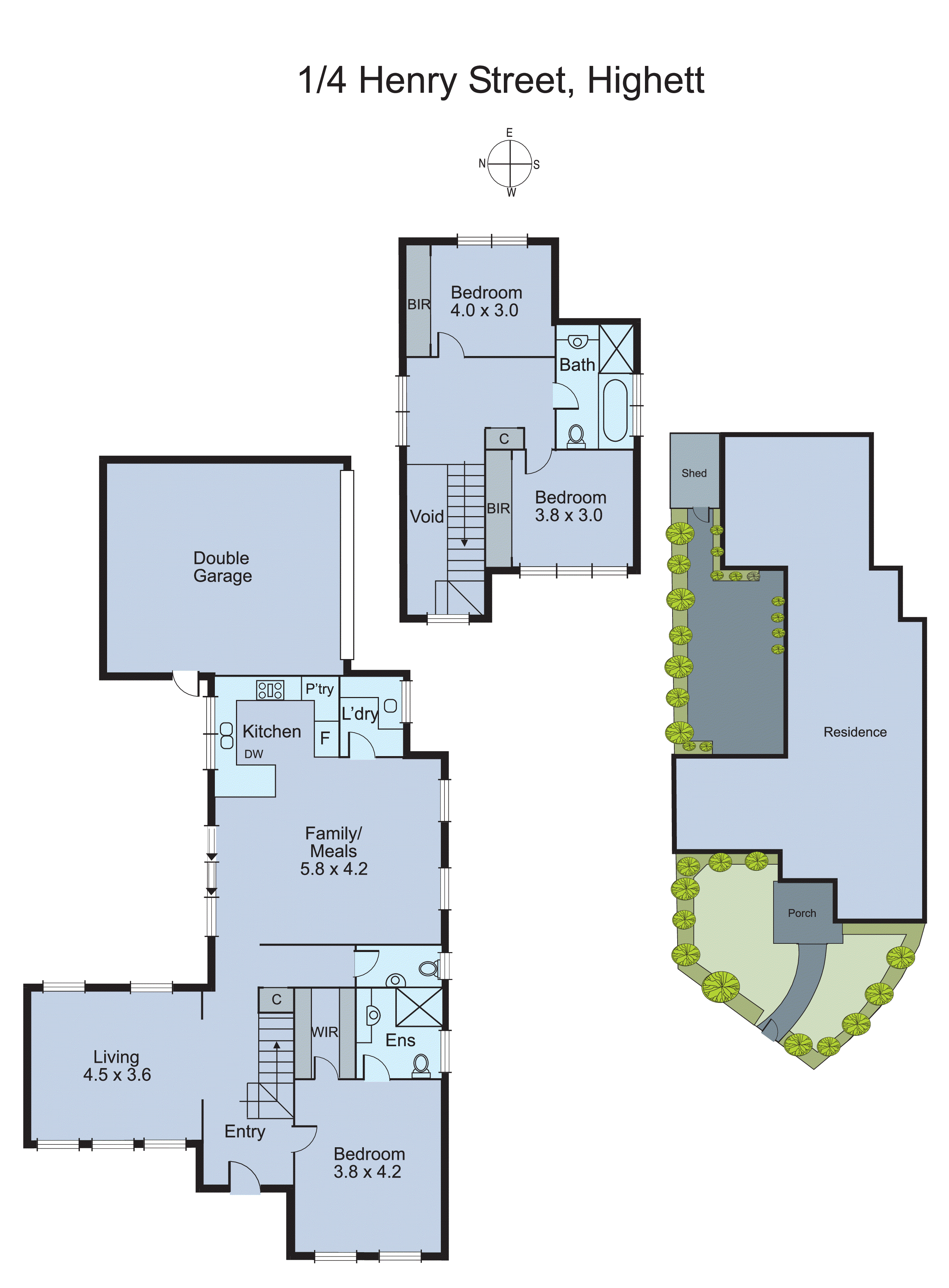 1/4 Henry Street, Highett VIC 3190 - Floorplan