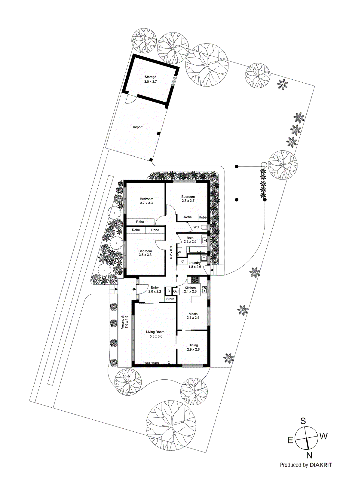 14 Highclere Avenue, Mount Waverley VIC 3149 - Floorplan