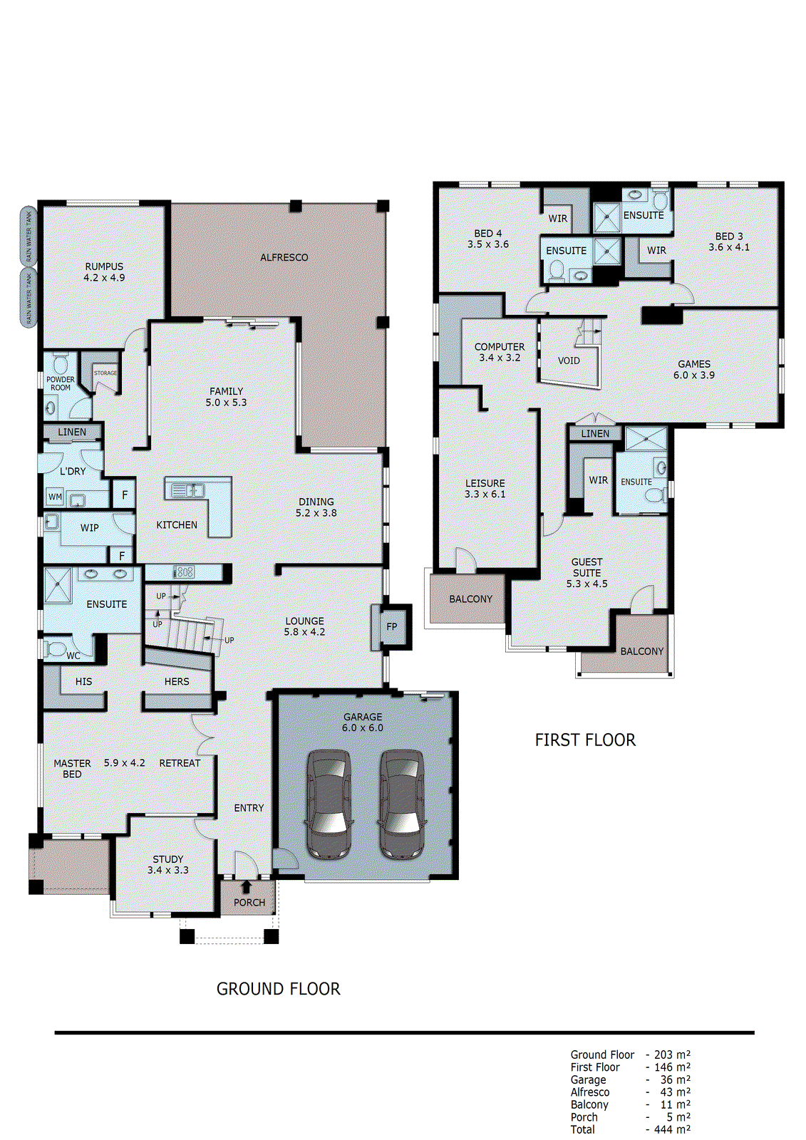 14 Island Point Avenue, Waterways VIC 3195 - Floorplan