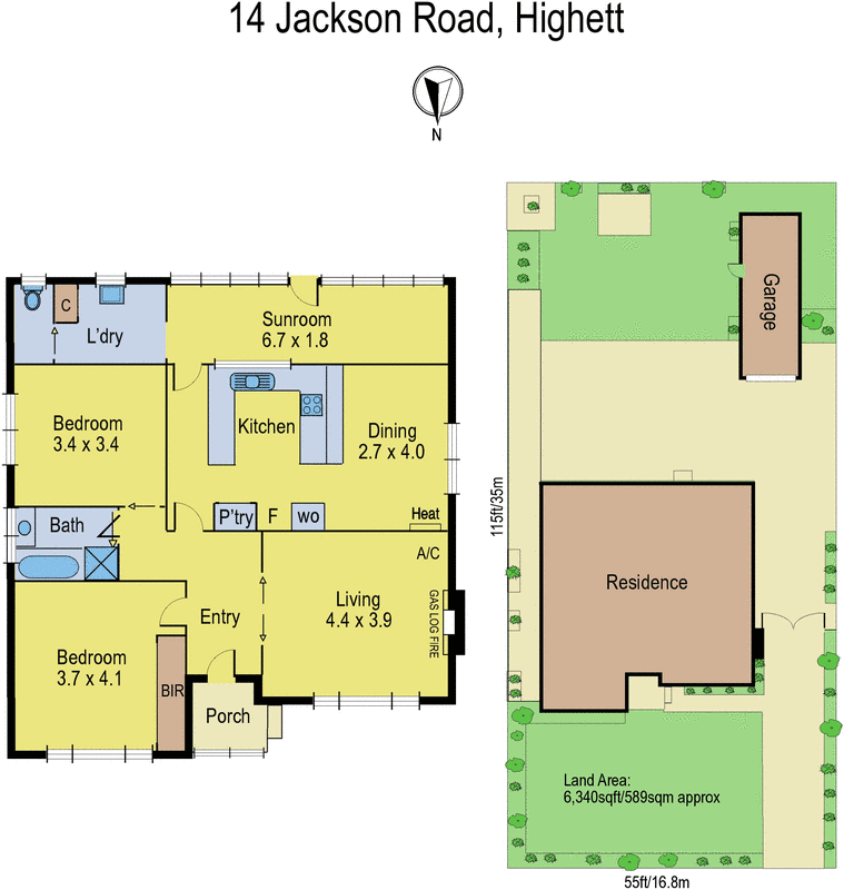 14 Jackson Road, Highett VIC 3190 - Floorplan