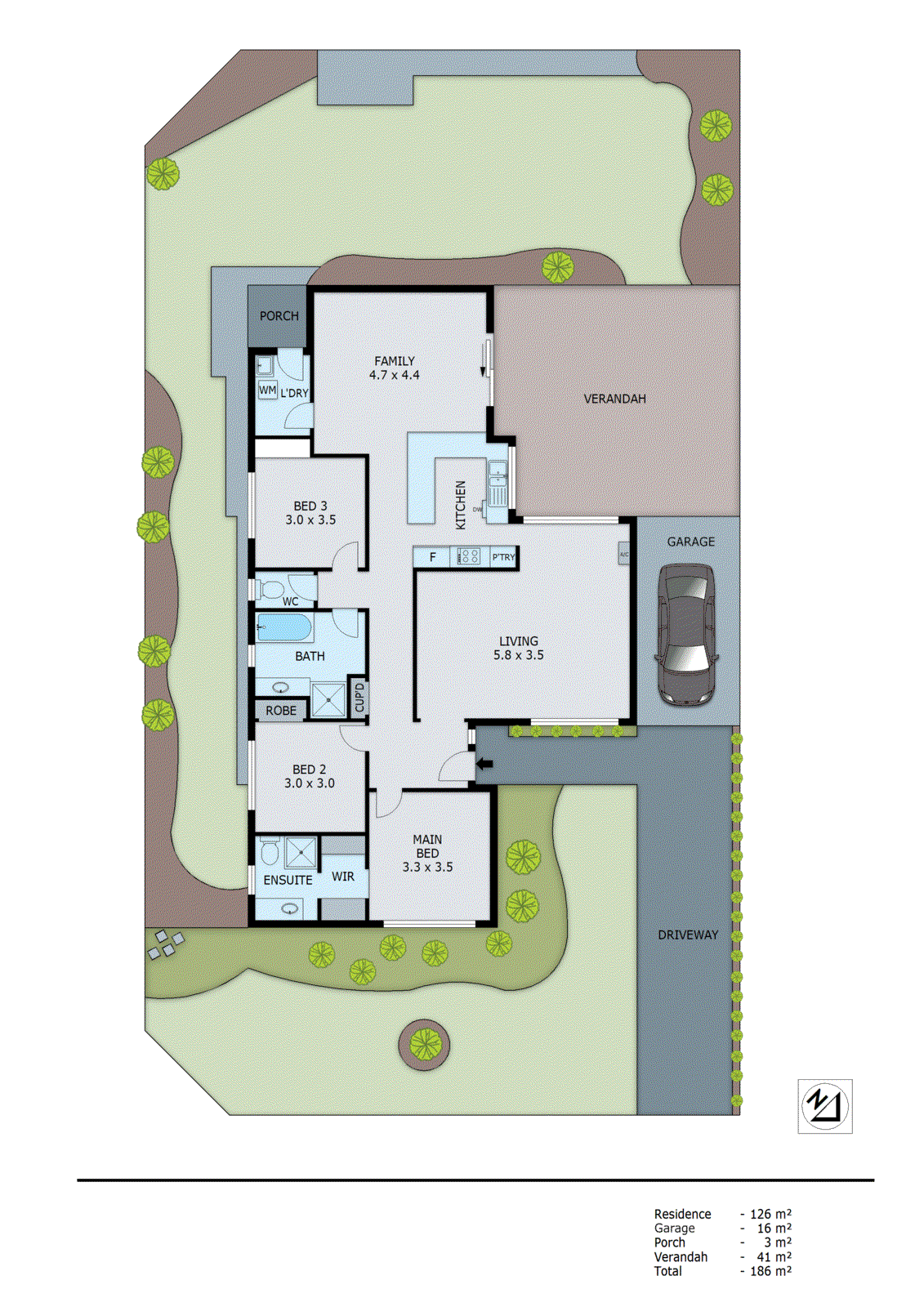 14 Jade Court, Aspendale Gardens VIC 3195 - Floorplan