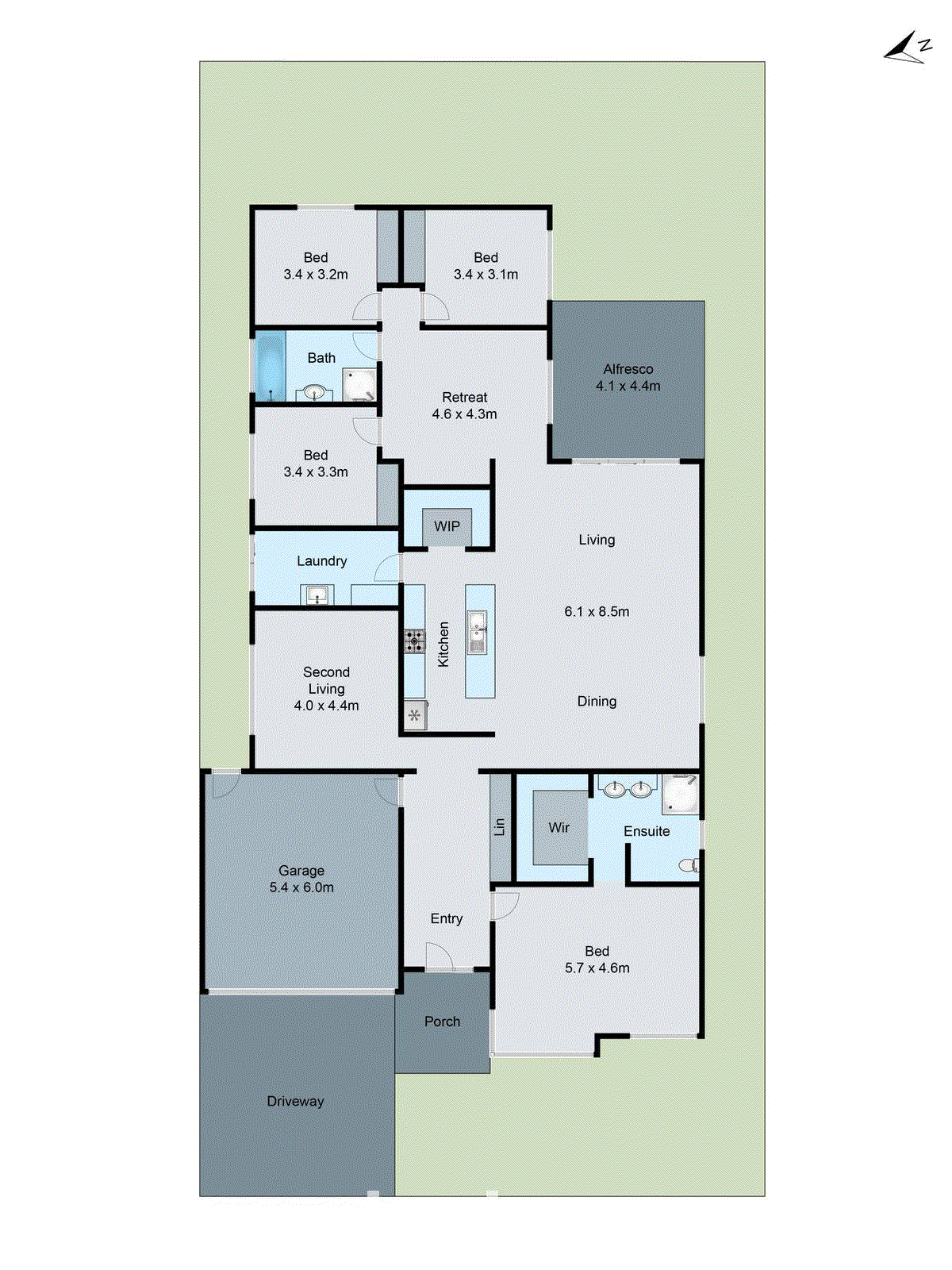 14 Jindabyne Street, Armstrong Creek VIC 3217 - Floorplan