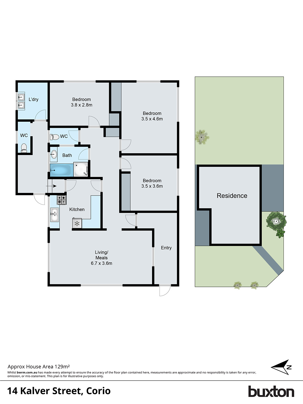 14 Kalver Street, Corio VIC 3214 - Floorplan