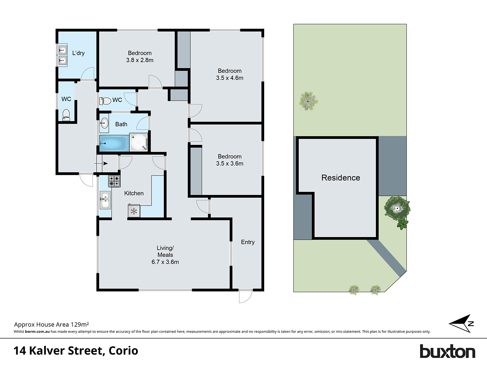 14 Kalver Street, Corio VIC 3214 - Floorplan