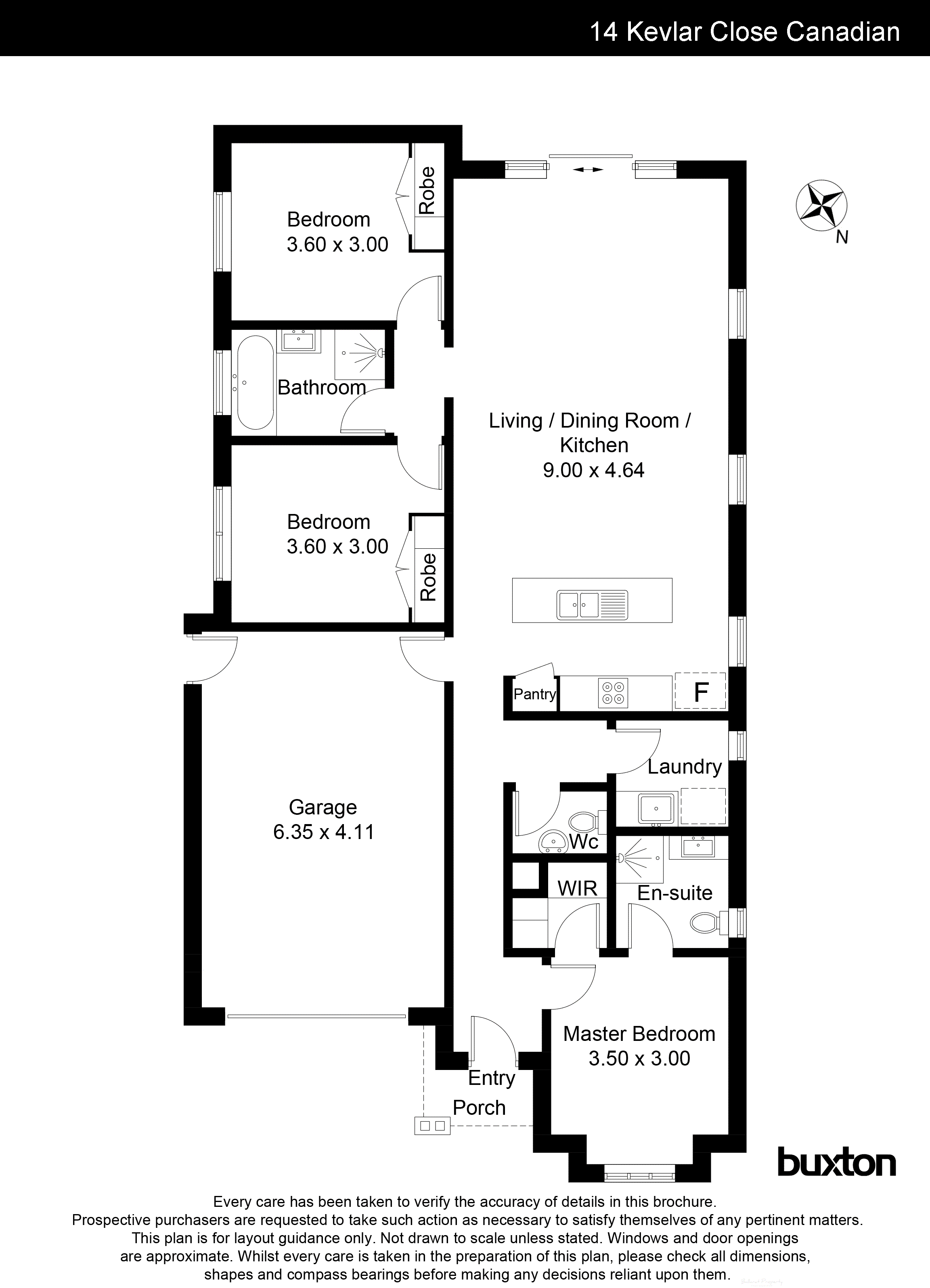 14 Kevlar Close, Canadian VIC 3350 - Floorplan