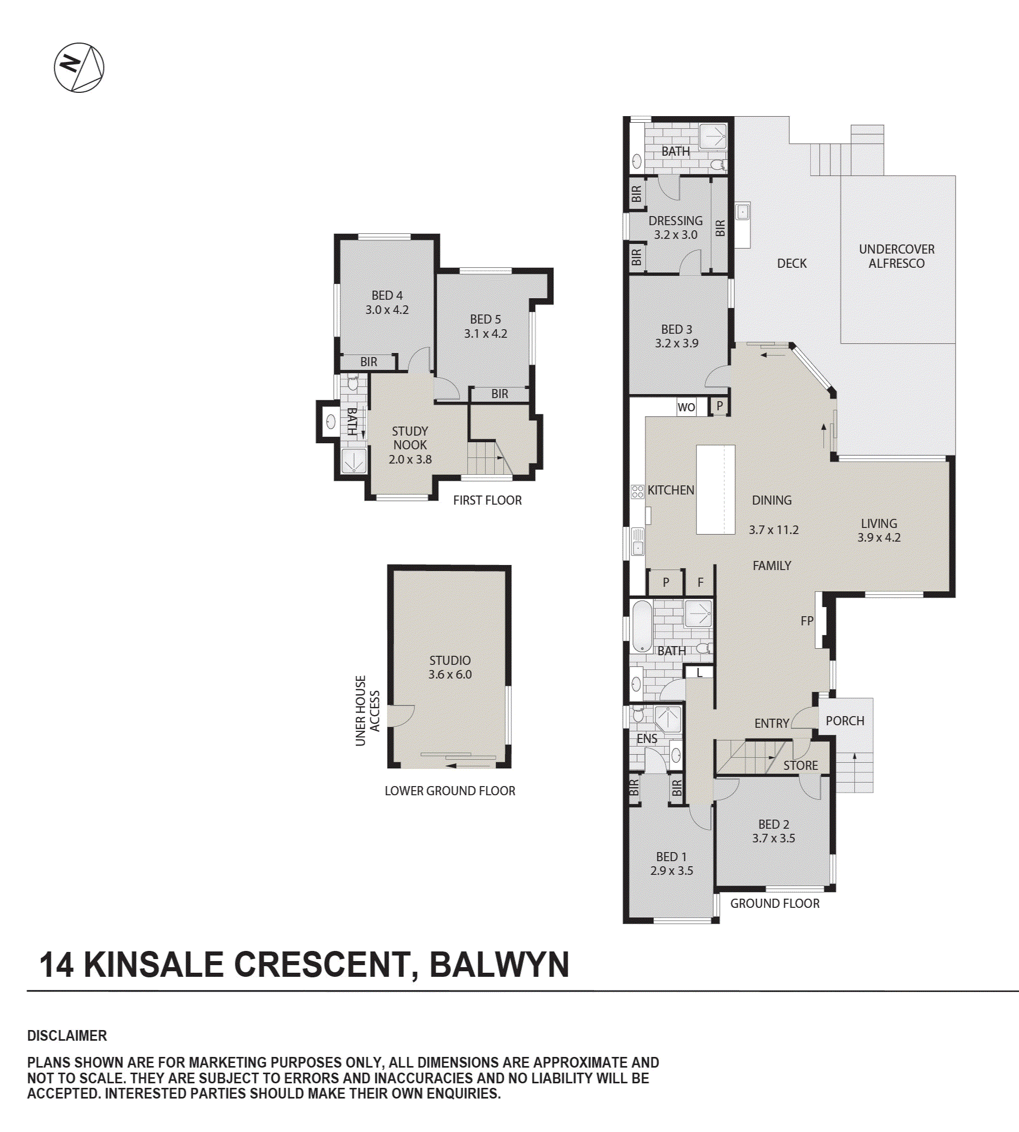 14 Kinsale Crescent, Balwyn VIC 3103 - Floorplan